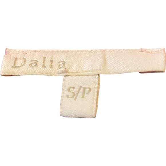 DALIA Red/White Stripe Long Sleeve Crew Neck Sweater with Shoulder Buttons Small - Picture 3 of 7